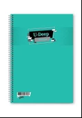 Düz Çizgisiz 60 Yaprak Spiralli Defter A4 Boy Plastik Kapak (1 Adet ) - 11