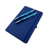 İsme Özel Lastikli Defter 2'li Tükenmez Versatil Kalem Seti - 7