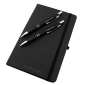 İsme Özel Lastikli Defter 2'li Tükenmez Versatil Kalem Seti - 3