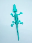 3D Hareketli İskelet Timsah Figürlü Oyuncak - Turkuaz thumbnail 7