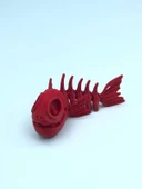 3D Hareketli Balık Figürlü Oyuncak - Kırmızı thumbnail 2