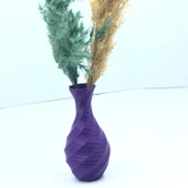 Modern Mini Vazo 15cm Mor - 6