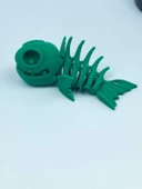 3D Hareketli Balık Figürlü Oyuncak - Yeşil thumbnail 4