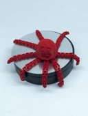 3D Hareketli Deniz Anası Oyuncak & Masa Dekoru -Kırmızı thumbnail 1