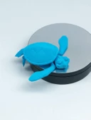 3D Hareketli Kaplumbağa Figürlü Oyuncak - Mavi thumbnail 7