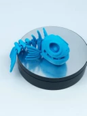 3D Hareketli Balık Figürlü Oyuncak - Mavi thumbnail 3