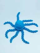 3D Hareketli Deniz Anası Oyuncak & Masa Dekoru -Mavi thumbnail 4