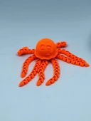 3D Hareketli Deniz Anası Oyuncak & Masa Dekoru -Turuncu thumbnail 2