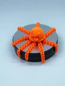 3D Hareketli Sevimli Deniz Anası Oyuncak & Masa Dekoru -Turuncu thumbnail 1