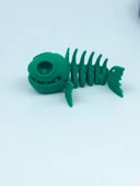 3D Hareketli Balık Figürlü Oyuncak - Yeşil thumbnail 1