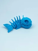 3D Hareketli Balık Figürlü Oyuncak - Mavi thumbnail 6