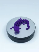 3D Hareketli Bukalemun Figürlü Oyuncak - Mor - 6