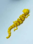 3D Hareketli Bukalemun Figürlü Oyuncak - Sarı thumbnail 3