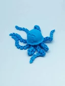 3D Hareketli Deniz Anası Oyuncak & Masa Dekoru -Mavi thumbnail 3