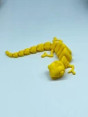 3D Hareketli Bukalemun Figürlü Oyuncak - Sarı thumbnail 4