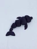 3D Hareketli Yunus Figürlü Oyuncak - Mor thumbnail 2