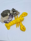 3D Hareketli Istakoz Figürlü Oyuncak - Sarı thumbnail 4