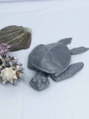 3D Hareketli Kaplumbağa Figürlü Oyuncak - Gri thumbnail 2