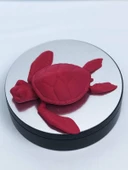 3D Hareketli Kaplumbağa Figürlü Oyuncak - Kırmızı thumbnail 4