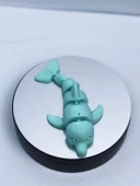 3D Hareketli Yunus Figürlü Oyuncak - Turkuaz - 4