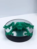 3D Hareketli Kurbağa Figürlü Oyuncak - Yeşil thumbnail 1