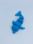 3D Hareketli Yunus Figürlü Oyuncak - Mavi thumbnail 6