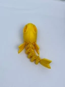 3D Hareketli Balık Figürlü Oyuncak - Sarı thumbnail 4