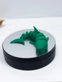 3D Hareketli Köpek Balığı Figürlü Oyuncak - Yeşil - 5