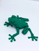 3D Hareketli Kurbağa Figürlü Oyuncak - Yeşil thumbnail 5