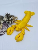 3D Hareketli Istakoz Figürlü Oyuncak - Sarı thumbnail 3