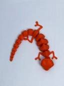 3D Hareketli Bukalemun Figürlü Oyuncak - Koyu Turuncu thumbnail 6