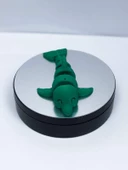 3D Hareketli Yunus Figürlü Oyuncak - Yeşil thumbnail 4