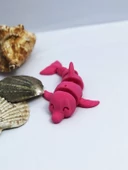 3D Hareketli Yunus Figürlü Oyuncak - Pembe - 7
