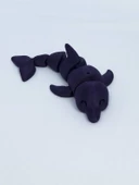 3D Hareketli Yunus Figürlü Oyuncak - Mor thumbnail 3