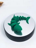3D Hareketli Köpek Balığı Figürlü Oyuncak - Yeşil - 7