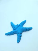 3D Hareketli Deniz Yıldızı Oyuncak - Mavi thumbnail 4