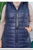 Modatalika Kadın Büyük Beden Uzun Yelek - 10