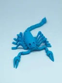 3D Hareketli Akrep Figürlü Oyuncak - Mavi - 1