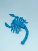 3D Hareketli Akrep Figürlü Oyuncak - Mavi - 3