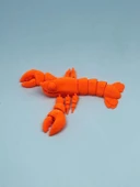 3D Hareketli Istakoz Figürlü Oyuncak - Turuncu thumbnail 6