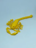 3D Hareketli Akrep Figürlü Oyuncak - Sarı thumbnail 3