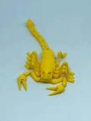 3D Hareketli Akrep Figürlü Oyuncak - Sarı thumbnail 8