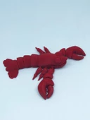 3D Hareketli Istakoz Figürlü Oyuncak - Kırmızı thumbnail 3