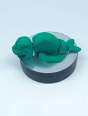 3D Hareketli Deniz Aygırı / Mors Figürlü Oyuncak - Yeşil thumbnail 5