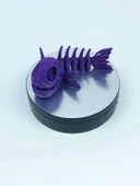 3D Hareketli Balık Figürlü Oyuncak - Mor thumbnail 6
