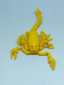 3D Hareketli Akrep Figürlü Oyuncak - Sarı thumbnail 1