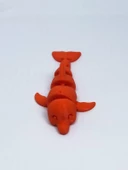 3D Hareketli Yunus Figürlü Oyuncak - Turuncu - 1