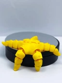 3D Hareketli Deniz Yıldızı Oyuncak - Sarı thumbnail 3
