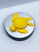 3D Hareketli Kaplumbağa Figürlü Oyuncak - Sarı thumbnail 1