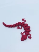 3D Hareketli Oyuncak Kertenkele - Kırmızı thumbnail 6